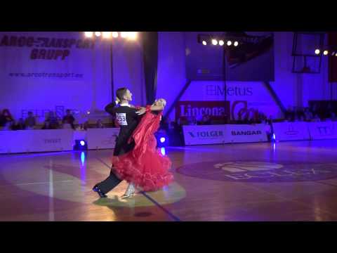 Matteo Del Gaone & Kristiina Reinfeldt - Solo Slow Waltz Estonian Standard Championships 2013