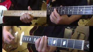 The National - Secret Meeting - Guitars and Bass Lesson with tab