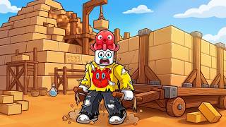一人で巨大なピラミッドを建てるロブロックス【 Roblox 】