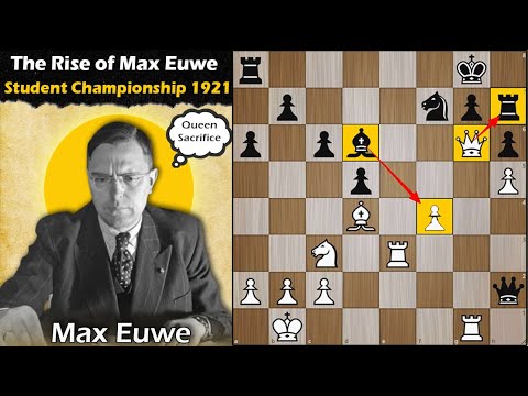 The Rise of Max Euwe | Student Championship | Euwe vs Filep 1921