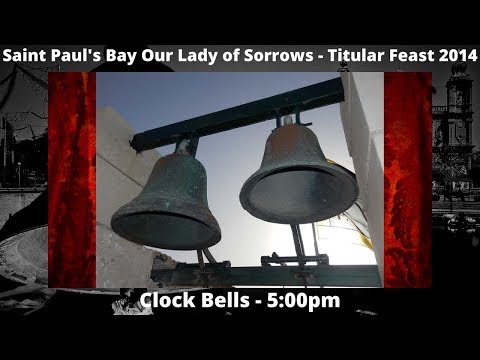 Qniepen ta' l-Arloġġ (2014) - San Pawl il-Baħar Marija Addolorata - Festa Titulari - 2 Qniepen