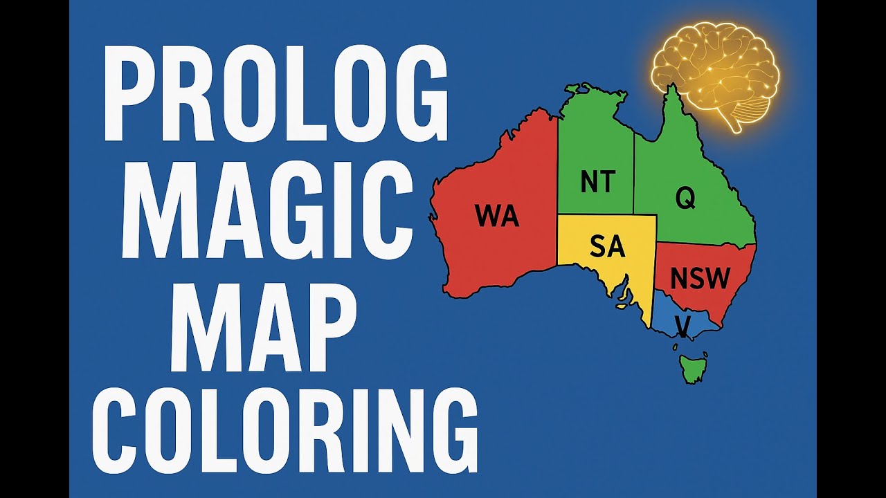 Prolog Tutorial: Solving the Australia Map Coloring Problem with CSP