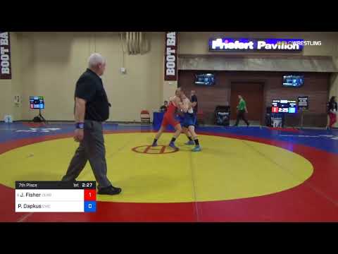 2018 Marine Corps US Open/Senior Men's Greco-Roman 87 7th Place - Jacob Fisher (Curb) Vs. Patrick