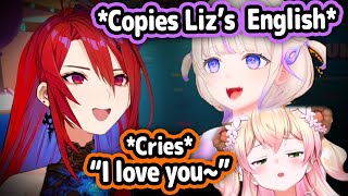 HoloJP Speaking With Liz In English Is Too Cute【Hololive】