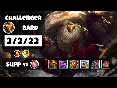 Bard vs Blitzcrank NA Challenger SUPPORT (2/2/22) - v11.6