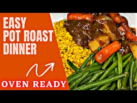 EASY POT ROAST RECIPE | HOW TO MAKE BEEF ROAST