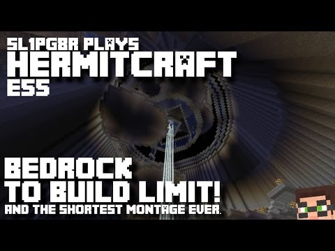 HermitCraft MineCraft LP E55 - Bedrock to Build Limit!!! ( Let's Play )