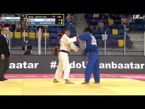Judo MD 2022 * 66kg VIERU Denis (MDA) Ippon * Grand-Slam Ulaanbaatar 2022.06.24