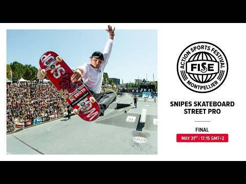 FWS 2019 MONTPELLIER: Snipes Skateboard Street Pro Final