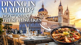 9 Dining Mistakes to AVOID in Madrid  🍽️ Watch this BEFORE you go!