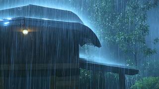(No Ads) Heavy Rain and Thunderstorm Sounds | Deep Sleep, Stress Relief & Relaxation