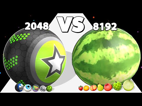 GOING BALLS /vs FRUIT RUSH 3D - Level Up Ball ✦ Satisfying Mobile Games! ASMR Gameplay Android iOS