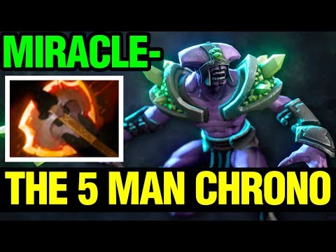 The 5 Man Chrono Of Miracle- And Battlefury Build Won This Game - Dota 2