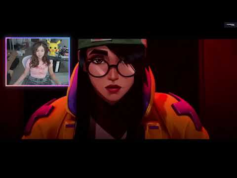 Pokimane Reacts To SHATTERED    Episode 5  DIMENSION Cinematic   VALORANT