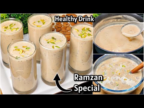 Ramadan Special Drink | Healthy Creamy Energy Drink Recipe | Ramzan Special Iftar Recipes 
