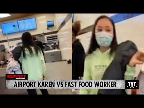 Airport Karen LOSES IT on Fast Food Worker