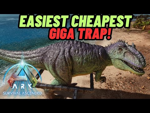 The Easiest & Cheapest Solo Giga Trap in ARK: Survival Ascended (No Fancy Gear Needed!)