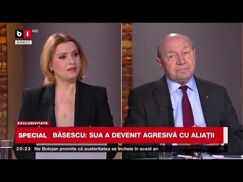 SPECIAL B1. BĂSESCU:SUA A DEVENIT AGRESIVĂ CU ALIAȚII/DACĂ RUSIA TRECE DE ODESA,NU MAI POT FI OPRIȚI
