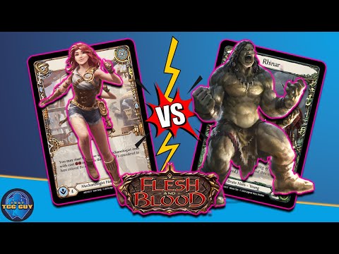 Flesh and Blood Blitz Gameplay VOD | DASH (Corey) VS. RHINAR (Trentyn) | Flesh and Blood