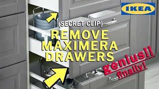 How to Remove IKEA Maximera Drawers.