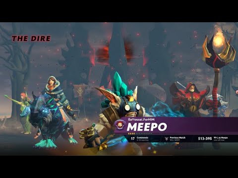 7.23 MASTER TIER MEEPO destroy tinker + techies HARD DEF