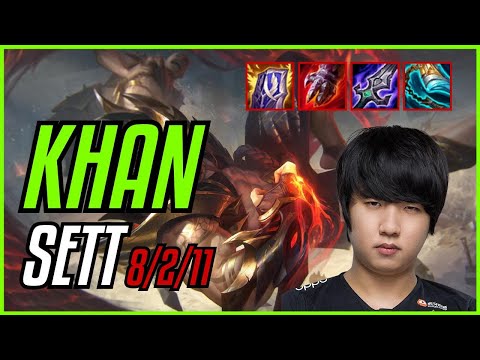 KHAN - SETT - EUW CHALLENGER - PATCH 11.9