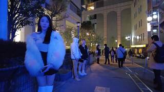 Night Walk in Tokyo, Relaxing Walking in Japan, Shinjuku Kabukicho 大久保公園・新宿歌舞伎町をお散歩！ラブホテル街！