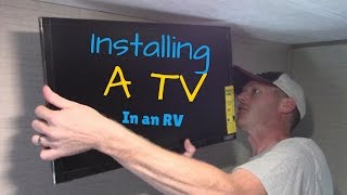 RV TV Install