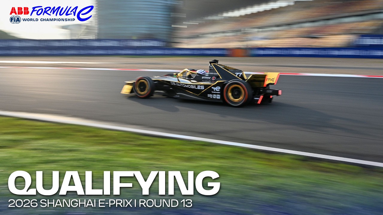 LIVE | Qualifying | 2026 Shanghai E-Prix Round 13 | Formula E