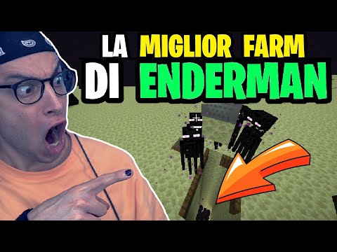 La FARM di ENDERMAN PIU' FACILE da CREARE su MINECRAFT *catturati*