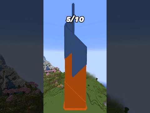 Insane Minecraft Cobblestone Tower Cheat! 🤯