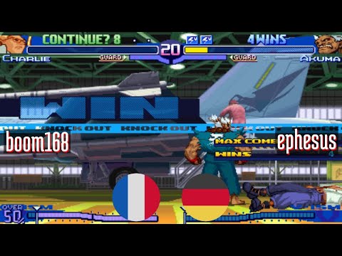 Street Fighter Alpha 3 (FT10) - boom168 (FR) vs ephesus (DE) - 2021-04-25