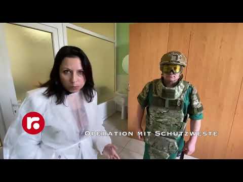 Operation mit Schutzweste