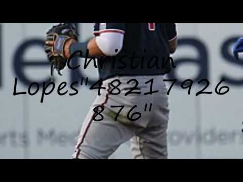 How to pronounce Christian Lopes"48217926876" in English?