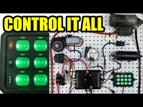 12-Button Race Drift Car | Off Road RGB Switch Panel - PROGRAMMABLE!@WiringRescue