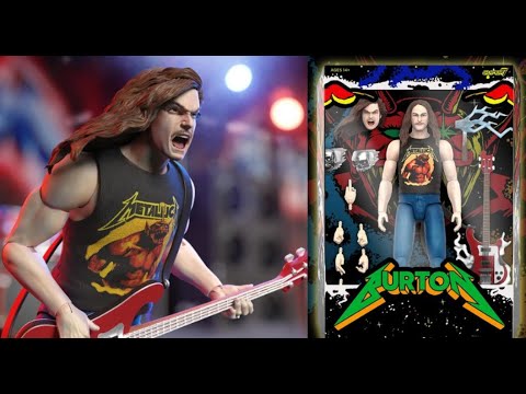 Super 7 Metallica Cliff Burton Ultimates! (Wave 2) 7” scale action figure. Limited Edition. Sold Out 2024 image 9