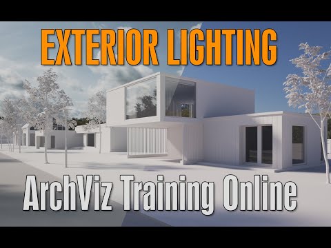 Evermotion ArchViz Training Online - Chapter 02 - V-Ray Exterior Lighting