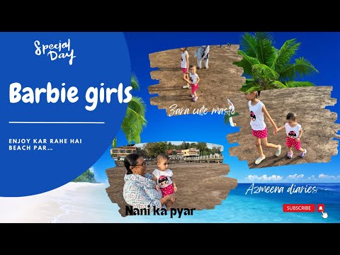 Mere barbie girls enjoy kar rahe hai beach par 😍| Happy independence day🫰🏻#vlog #beach #masti