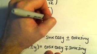 Sum and Difference Identities for Sine and Cosine, Example 2