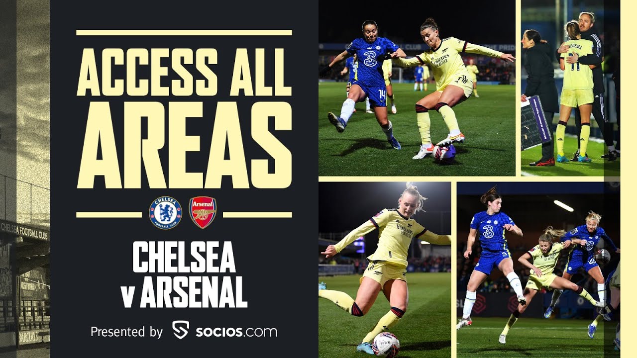 ACCESS ALL AREAS | Chelsea 0-0 Arsenal | Exclusive access at Colney, team bus & match action