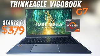 15.6 ThinkEagle Vigobook G7 Ryzen 7 Laptop Overview & Gameplay! (UNDER $500)