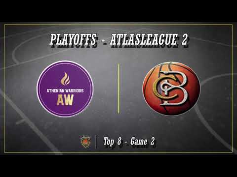 Atlasbasket - Playoffs League 2 - Top8 Game 2 - ATHENIAN WARRIORS vs CAVA BOYS 73-68