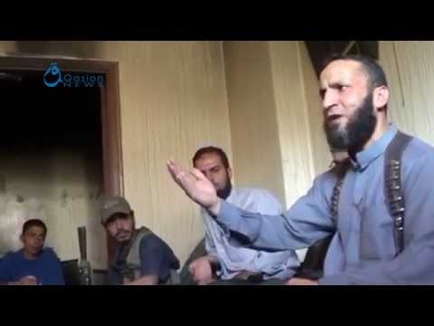 زيارة رئيس الهيئة الشرعية بدمشق وريفها الشيخ سعيد درويش لجبهات حي جوبر