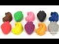Play Doh Fruits  with Cookie Cutters