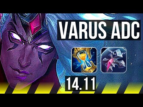 VARUS & Milio vs XAYAH & Thresh (ADC) | 9/2/8, 600+ games | EUW Master | 14.11