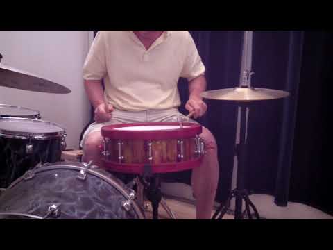 Snare Drum  Orange stave wood