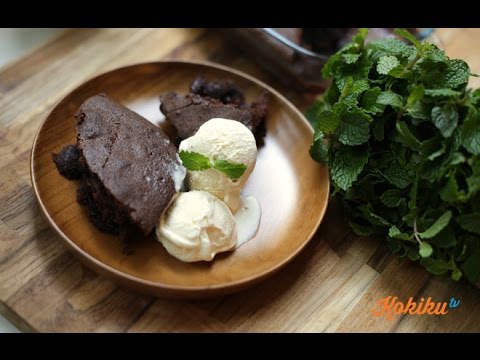 Resep Kue Puding Cokelat Ceri (Chocolate Cherry Cake Pudding Recipe Video) | JANE SUSANTO