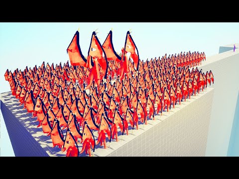 CAN 100 DRAGONS CROSS THE BRIDGE? | TABS - Totally Accurate Battle Simulator