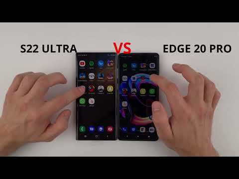 SAMSUNG S22 Ultra vs Motorola Edge 20 Pro | SPEED TEST
