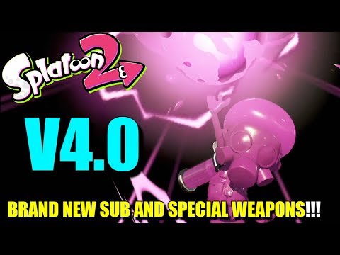 Splatoon 2 - BRAND NEW SUB & SPECIAL WEAPONS, KENSA COLLECTION!? (Splatoon 2 Version 4)